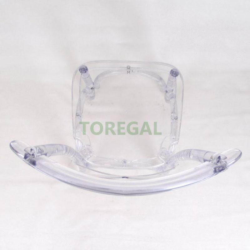 Transparent Clear PC Plastic Acrylic X Wedding Cross Back Chairs