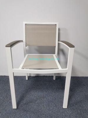 Coffee Shop Restaurant Aluminum Modern Furniture Outdoor Garden Cafe Chair for Restaurant