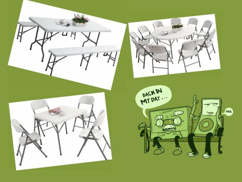 Factory Price HDPE Plastic Folding Chair for Outdoor Event