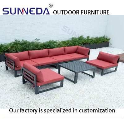 Wholesale Garden Aluminum Frame Modern Furniture Outdoor Chair Sofa