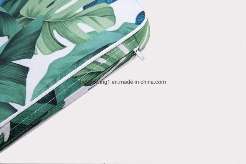 Square Cushion Chair Pad Double Piping Cushion