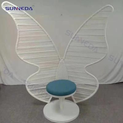 Professional Designer Base Iron Plate Weighted Single Garden Chair