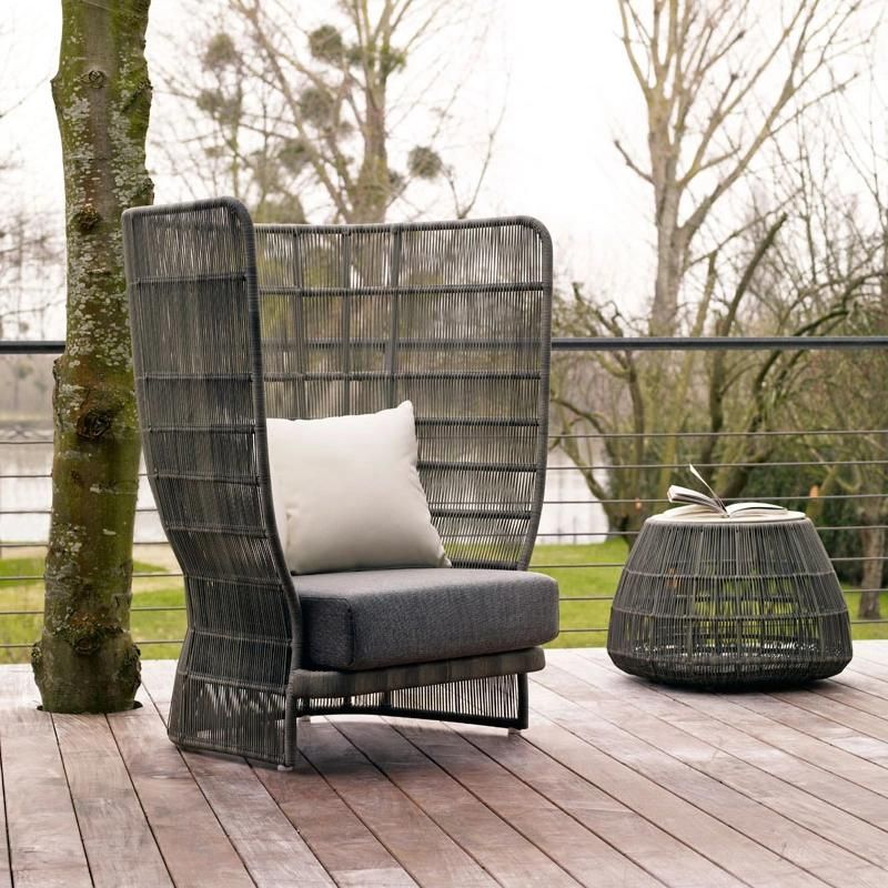 Nordic Style 5 Star Hotel Outdoor Cafe Garden Furniture
