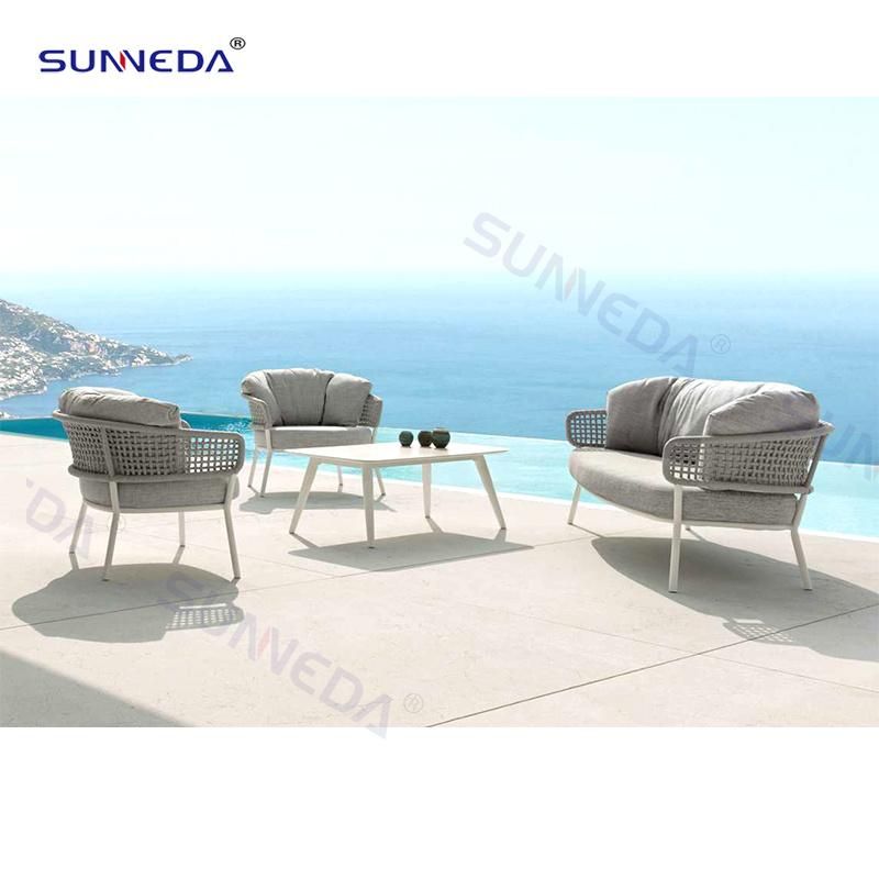 Indoor or Outdoor Commercial Sofa with Aluminium Frame