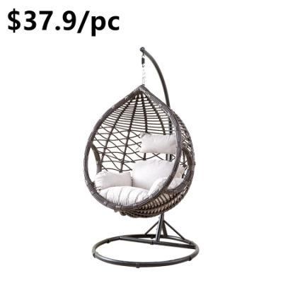 Fashionable Patio Balcony Swivel Garden Hanging Rattan Party Swing Chair