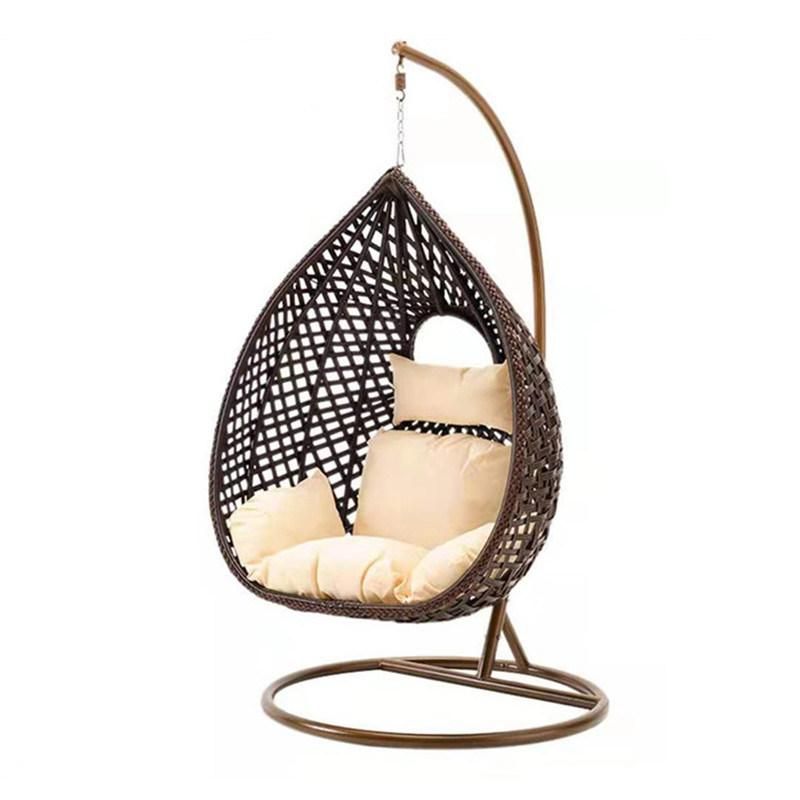 High Quality Home Hotel Luxury Patio Rattan Hanging Swing Chair