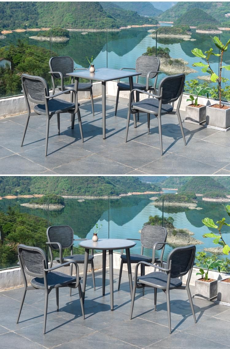 Vangarden Aluminum Sling Stackable Outdoor Restaurant Cafe Bistro Chair