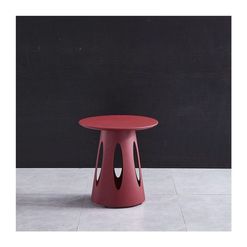 Aluminum Colorful Round Side Table