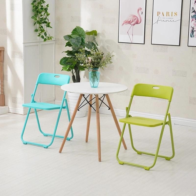 Best Selling Foldable Plastic Portable Camping Dining Metal Folding Chair