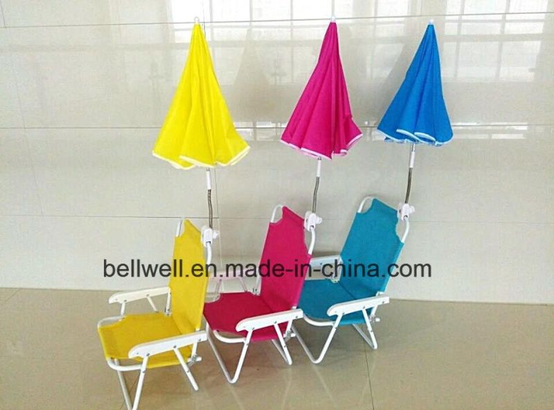 Kids Outdoor Canopy Foldable Children′s Chair for Camping, Tailgates, and Outdoor Events