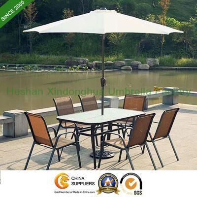 2.5m Cheap Patio Garden Sun Parasols with Crank (PU-0025SC)