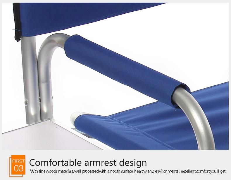 Foldable Director Camping Folding Chair with Ice Bag