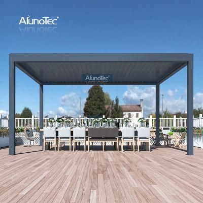 Zip Screen/Sliding Door/LED Light Dining Room Easy Assembled Electric Pergola