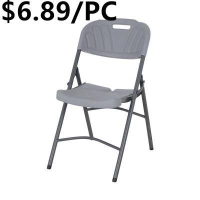 Modern Design Wholesale Mesh Outdoor Dining Folding Plastic Chair