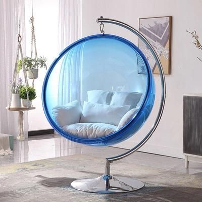 Space Transparent Bubble Chair Semi Spherical Suspension Chair