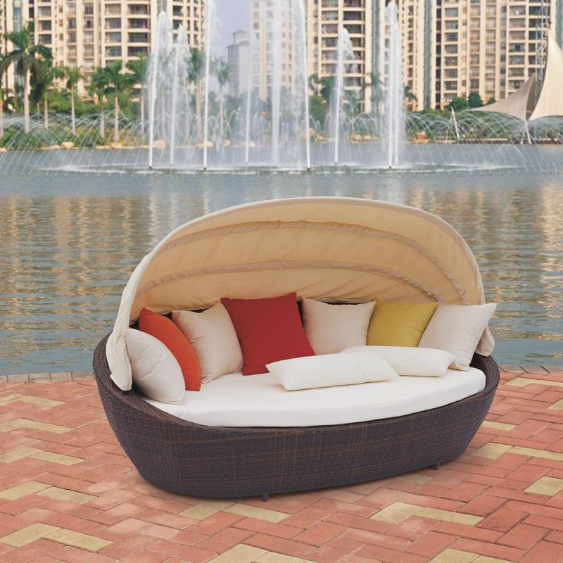 Oval Beach Bed Aluminum Folded Canopy Best Wholesale Velvet Sofa