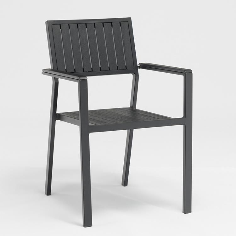 6 Seats Plastic Wood Outdoor Furniture Set All Weather