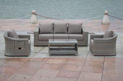 Corner Rattan Garden Furniture Outdoor Sectional Couch Wicker Patio Furniture Factory