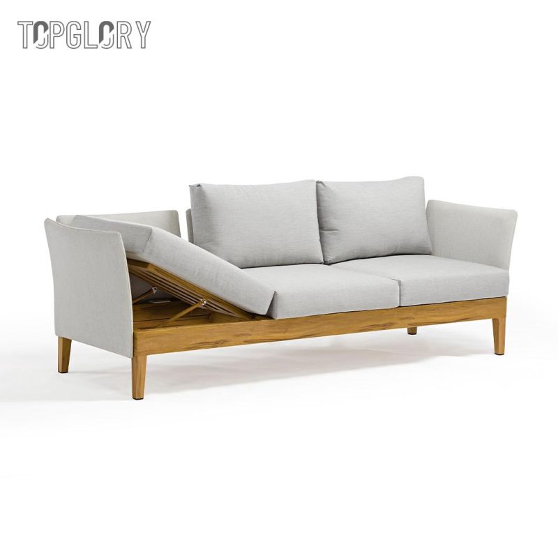 Outdoor Aluminum Beach Swimming Pool Fabric Cushion Wholesale Modern Sofa Set