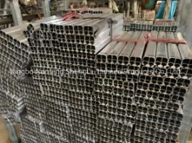 Striped Lotus Leaf Double Straight Tube Swing