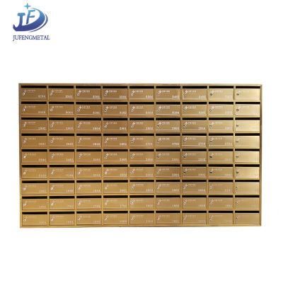 OEM Popular Design Metal Laser Cutting Mail Box for Apartment