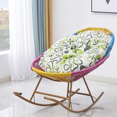 Hot Sale Wicker Chair Outdoor Leisure Chair Happy Adult Household Single