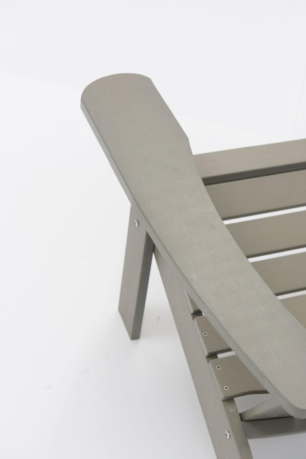Wholesale Outdoor Sillas Exterior Poly Chair Lawn Set Monoblock Adirondack Armchair Gray Plastic Wood Reclining Garden Chairs