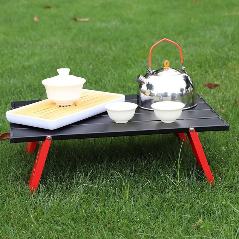 Portable Travel Table Aluminum Alloy Foldable Picnic Tables Outdoor Desk Barbecue Table Folding Camping Table