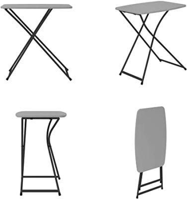Tailgating Patio Garage Adjustable Height Personal Folding Activity Table