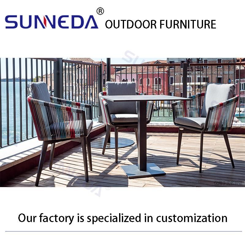Hotsale Italian Style Aluminium Alloy Backyard Luxury Pool Chair Set