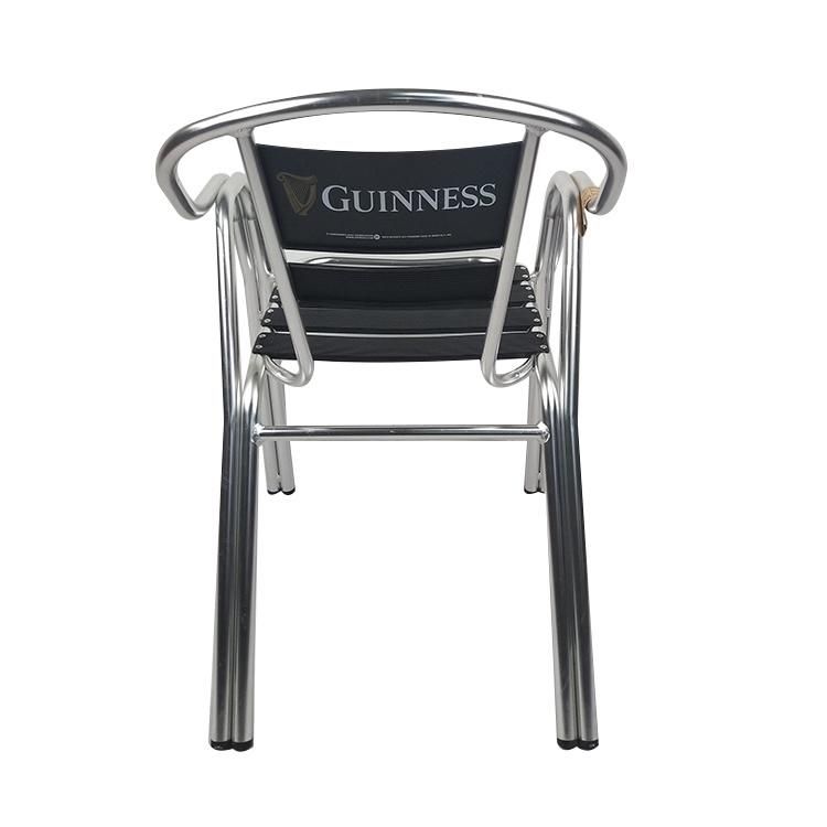 Beer Brand Ads Logo Shop Garden Aluminum Cafe Bar Restaurant Outdoor Chair