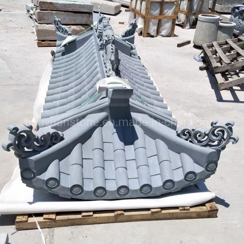 Large Stone Carving Archway Village Entrance Granite Door Archway Stone Paifang for Temple Mountain Gate