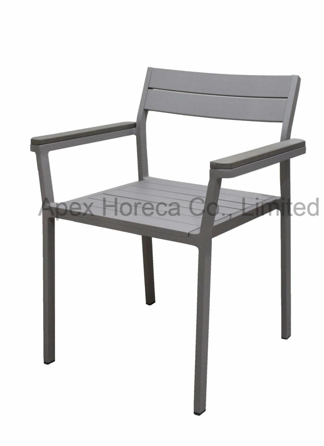 Bistro Modern Restaurant Sectional High Quality Aluminum Sidechair