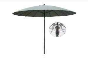 Outdoor Garden Fiberglass Parasol Hotel Hand up Umbrella