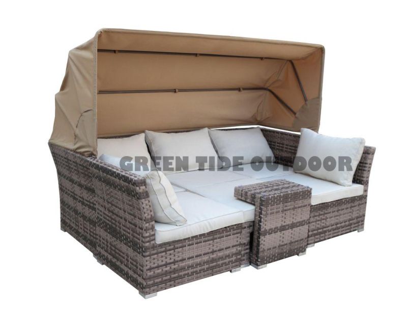 Outdoor Patio Garden Furniture Rattan Wicker Lounge Sofa Set 5PCS for Home Hotel
