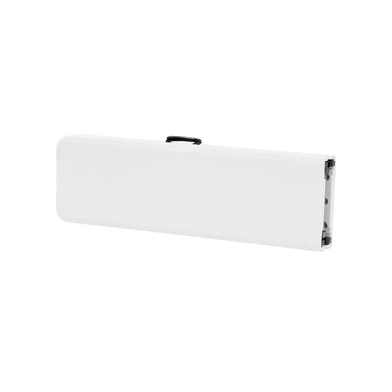 Wholesale 6FT Lightweight Plastic Blow Mould White Folding Bench