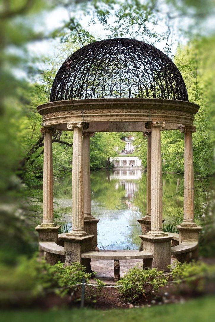 Roman Style Carving Marble Gazebo