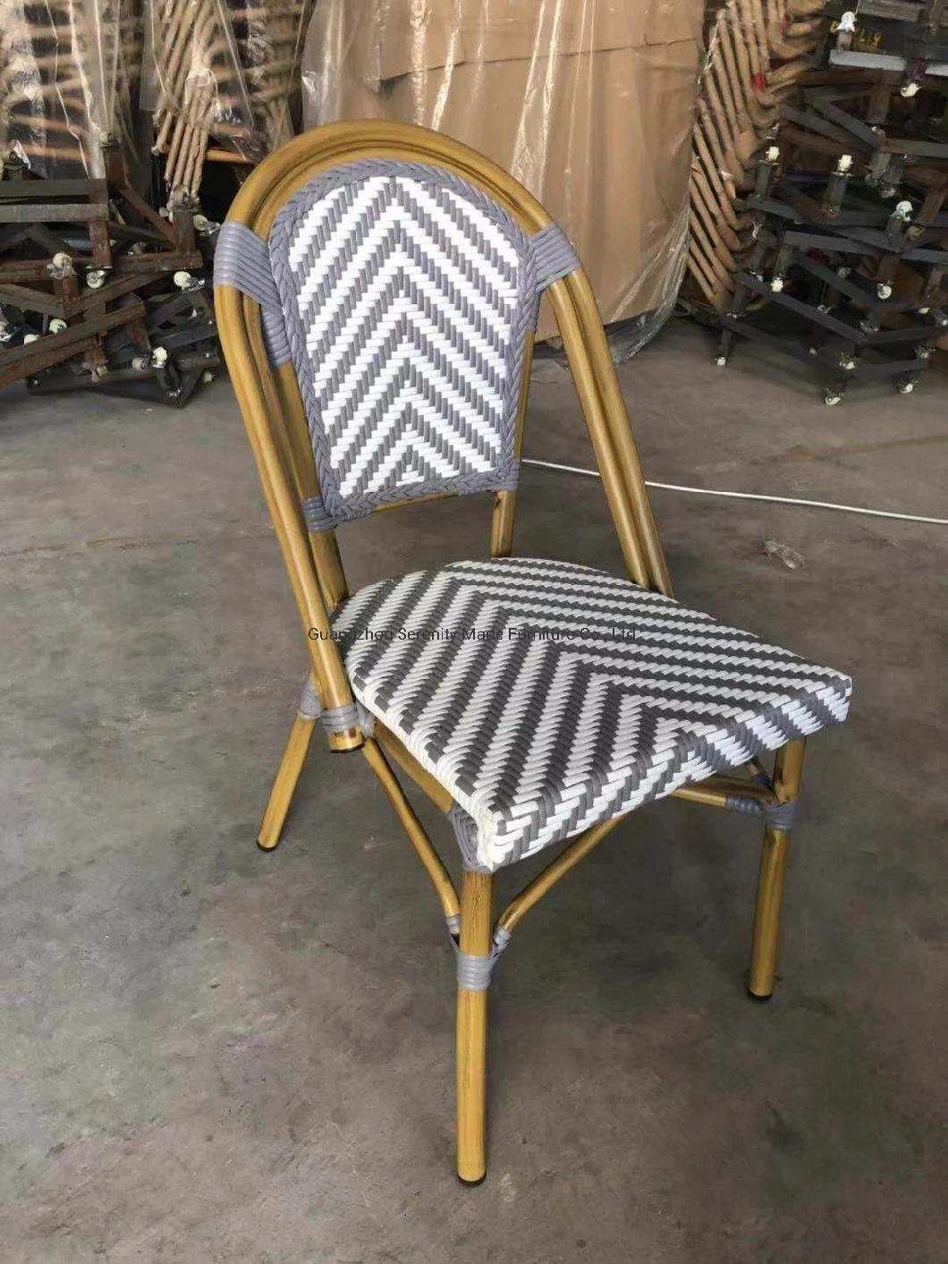 Factory Handmade Restaurant Rattan Wicker Cafe Dining Chair