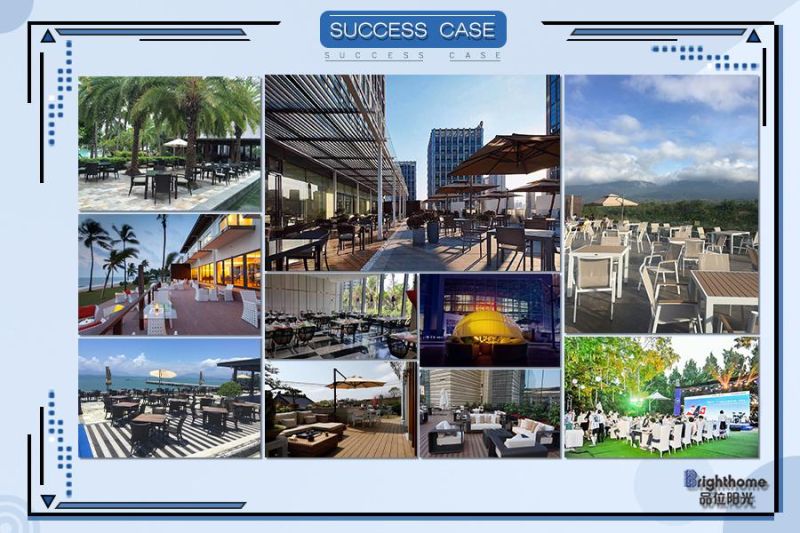 Patio High Quality Aluminium PE Rattan Garden Weaving Outdoor Furniture