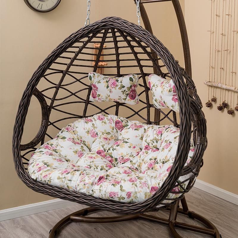 Casual Hammock Outdoor Lounge Hanging Rattan Wicker Double Swing Chair