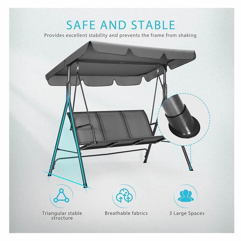 High Quality Patio Swing Chair Outdoor Garden Chair with Canopy