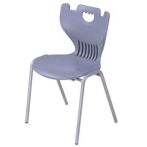 High Back Plastic Outdoor Party Chair with Steel Frame and 46cm Seat Height