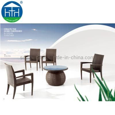 Leisure Garden Rattan Dining Set Outdoor Wicker Patio Furniture