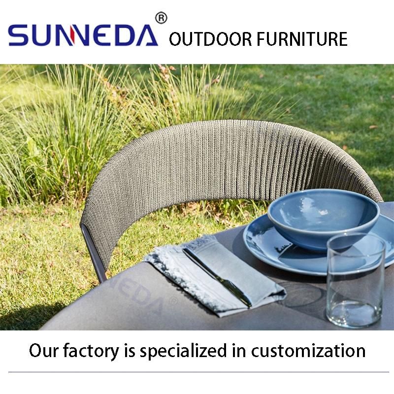 All Weather Comfortable Customize Durable Popular Stack Structure Chair Set