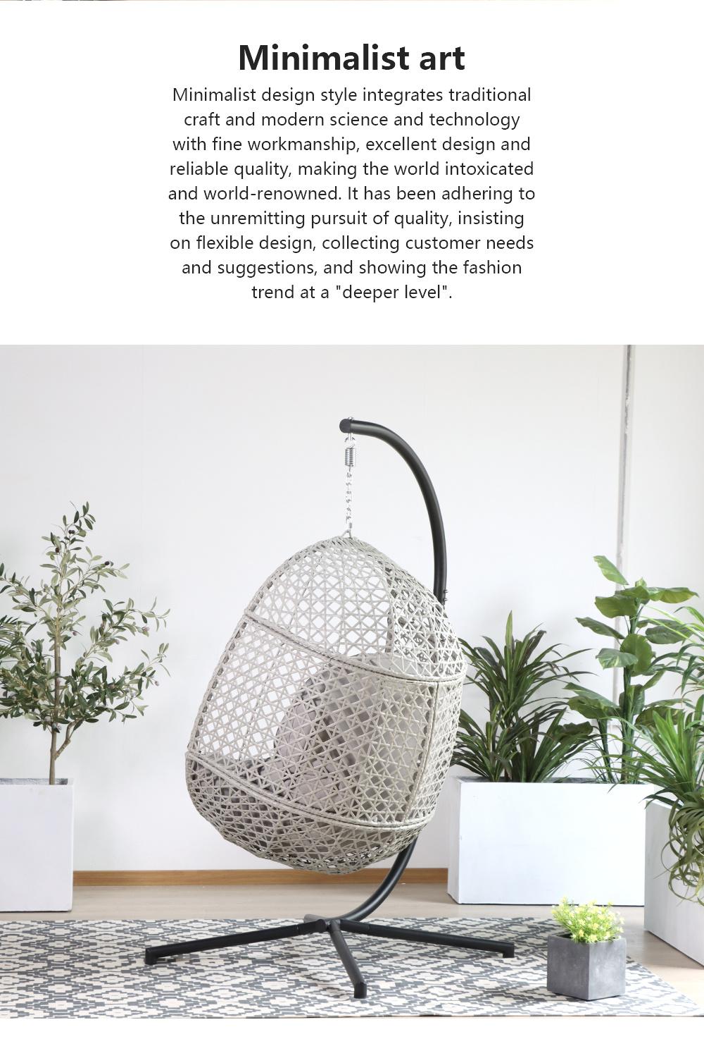 OEM New Foshan Hanging Egg Rocking with Stand Swing Chair Hot Sale