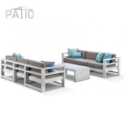 Outdoor Furniture Patio Garden Aluminum Sofa with Coffee Table Outdoor Furniture