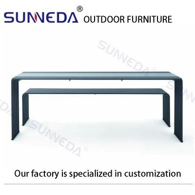 Leisure Garden Furniture Uphostery Style Patio Outdoor Table with Chairs