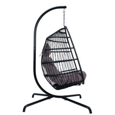 China Fatory OEM Customized Foshan Rattan Egg Wicker Chair Hammock Swing