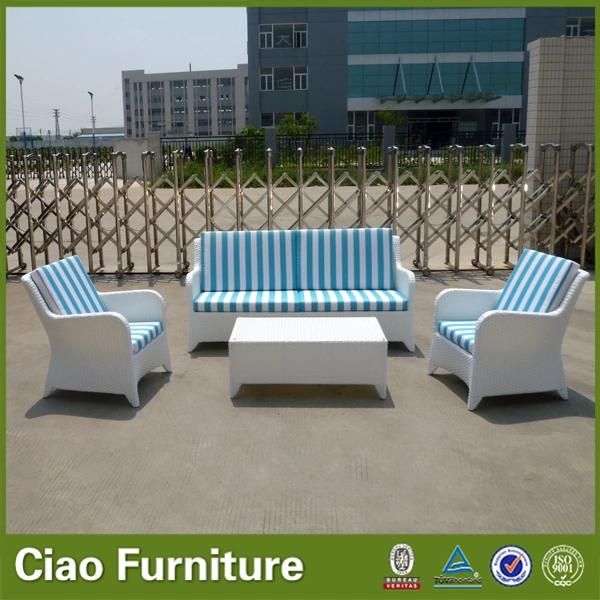 F-Fashion Patio Furniture Rattan Sofa Set (FC004+F0002)