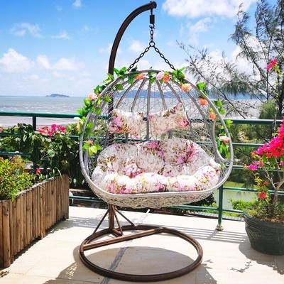 Red Hammock Indoor Household Hanging Basket Rattan Chair